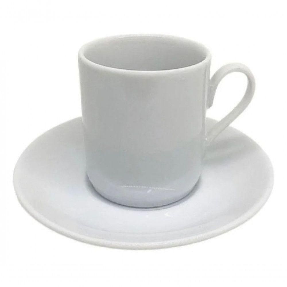 Xícara De Café Porcelana Explosão Com Pires