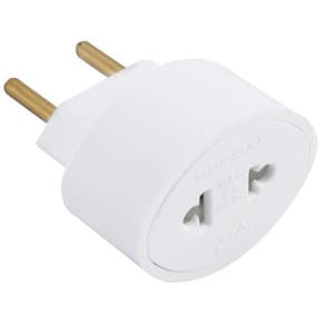 Adaptador Conversor 2p 10 A 250 V Tramontina Branco