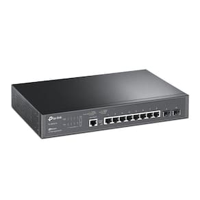 Switch Gerenciavel Gigabit L2+ 8 Portas C- 2 Slots Sfp Jetstream Tl-sg3210 Smb