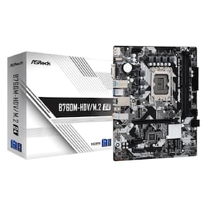 Placa Mãe ASRock B760M-HDV/M.2 D4, Chipset B760, Intel LGA 1700, mATX, DDR4 - B760M-HDV/M.2 D4