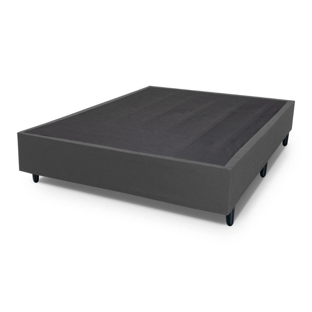 Base Casal Prince Sued 1,38x1,87x0,32 Cinza