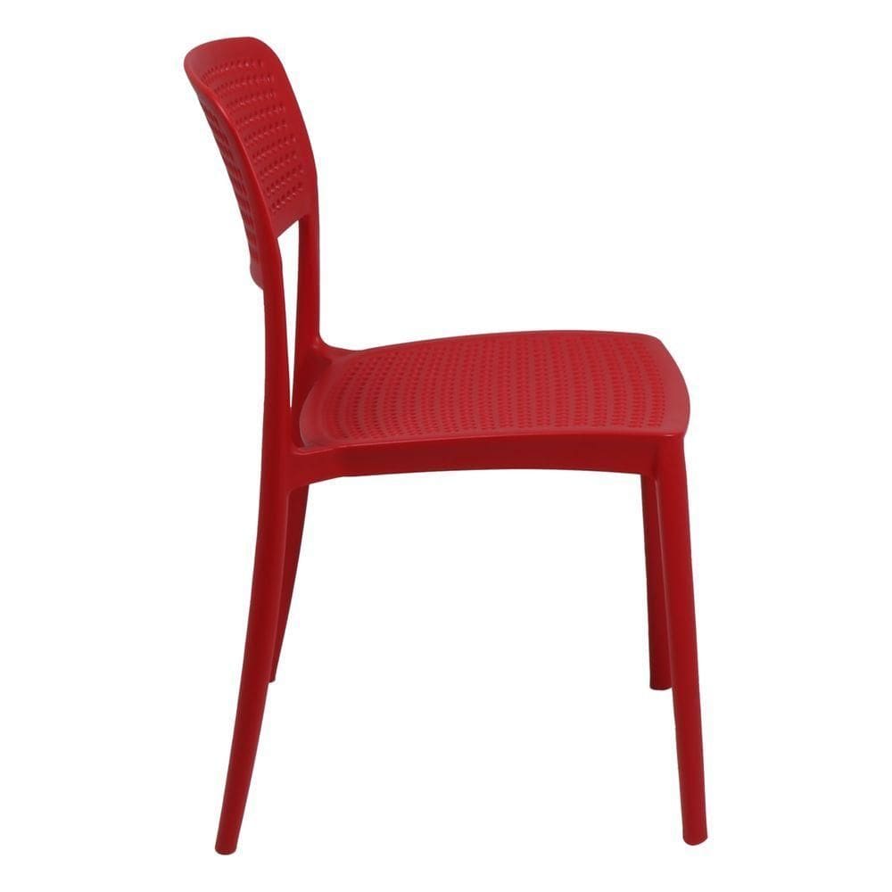 Cadeira Tramontina Serena Em Polipropileno Vermelho