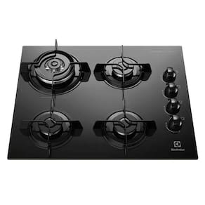 Cooktop 4 Bocas Electrolux A Gás Com Tripla Chama KE4TP Bivolt