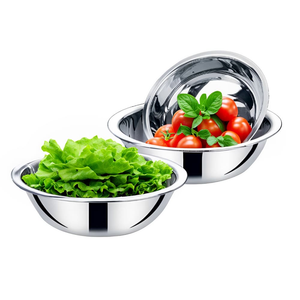 Conjunto Jogo de Tigelas Vasilhas Bowls Inox Multiuso 3 pçs