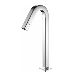 Torneira Cuba Bancada Metal Inox Bica Alta Pia Banheiro 1/4