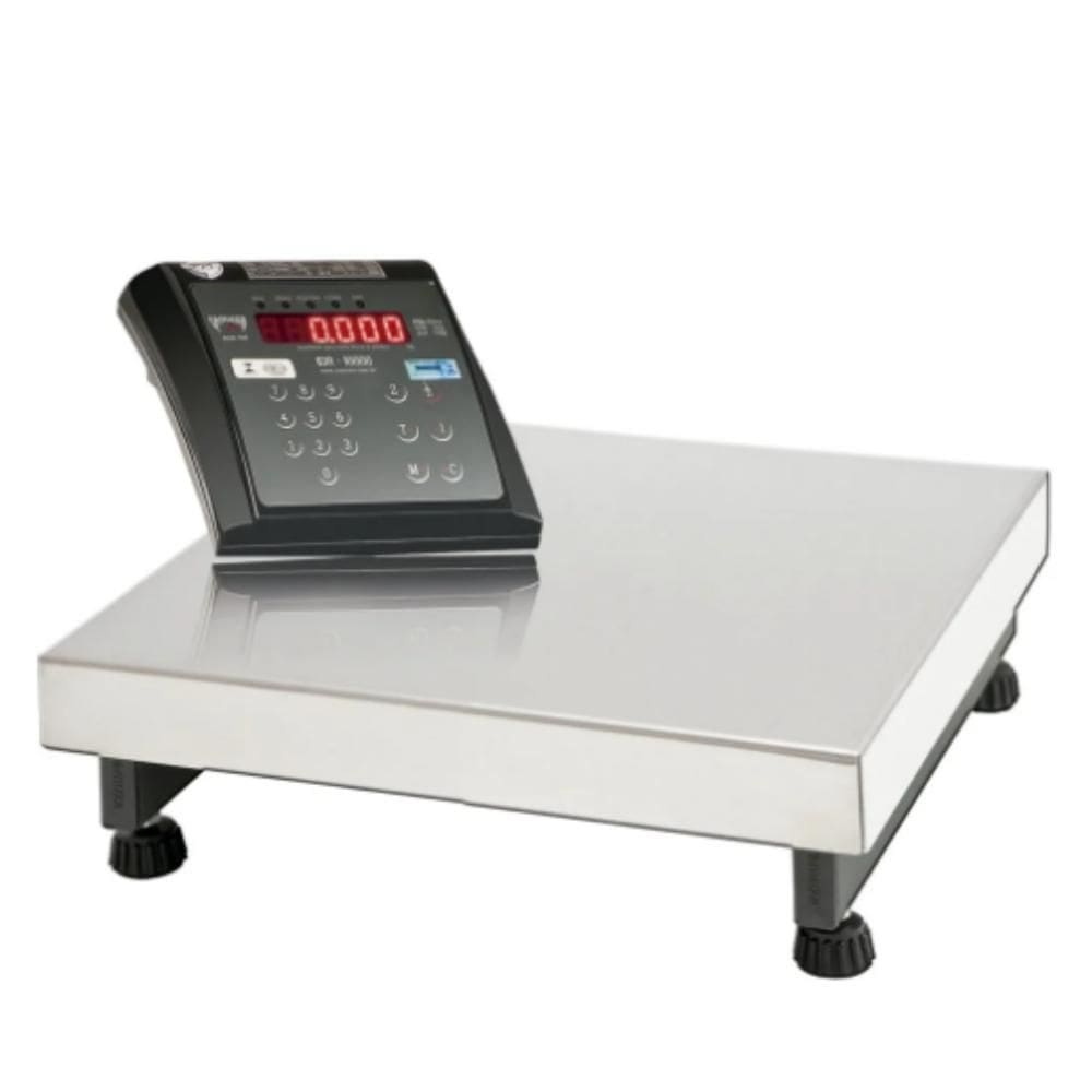 Balança Plataforma Inox Dp-150 150Kg/50g 50X40cm Bateria Bivolt Ramuza