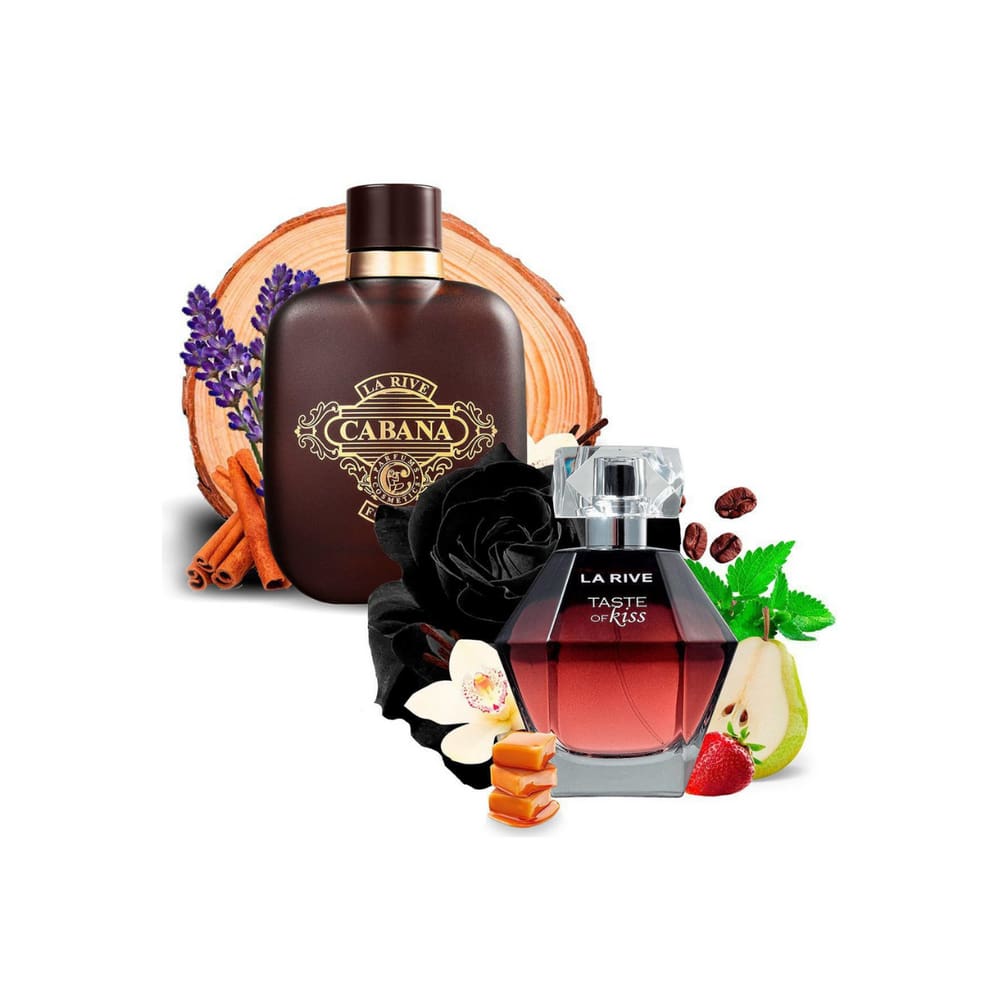Kit 2 Perfumes Importados Cabana e Taste of Kiss La Rive