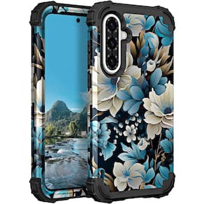 Capa PIXIU com padrão floral exclusivo para Samsung Galaxy A36/A56