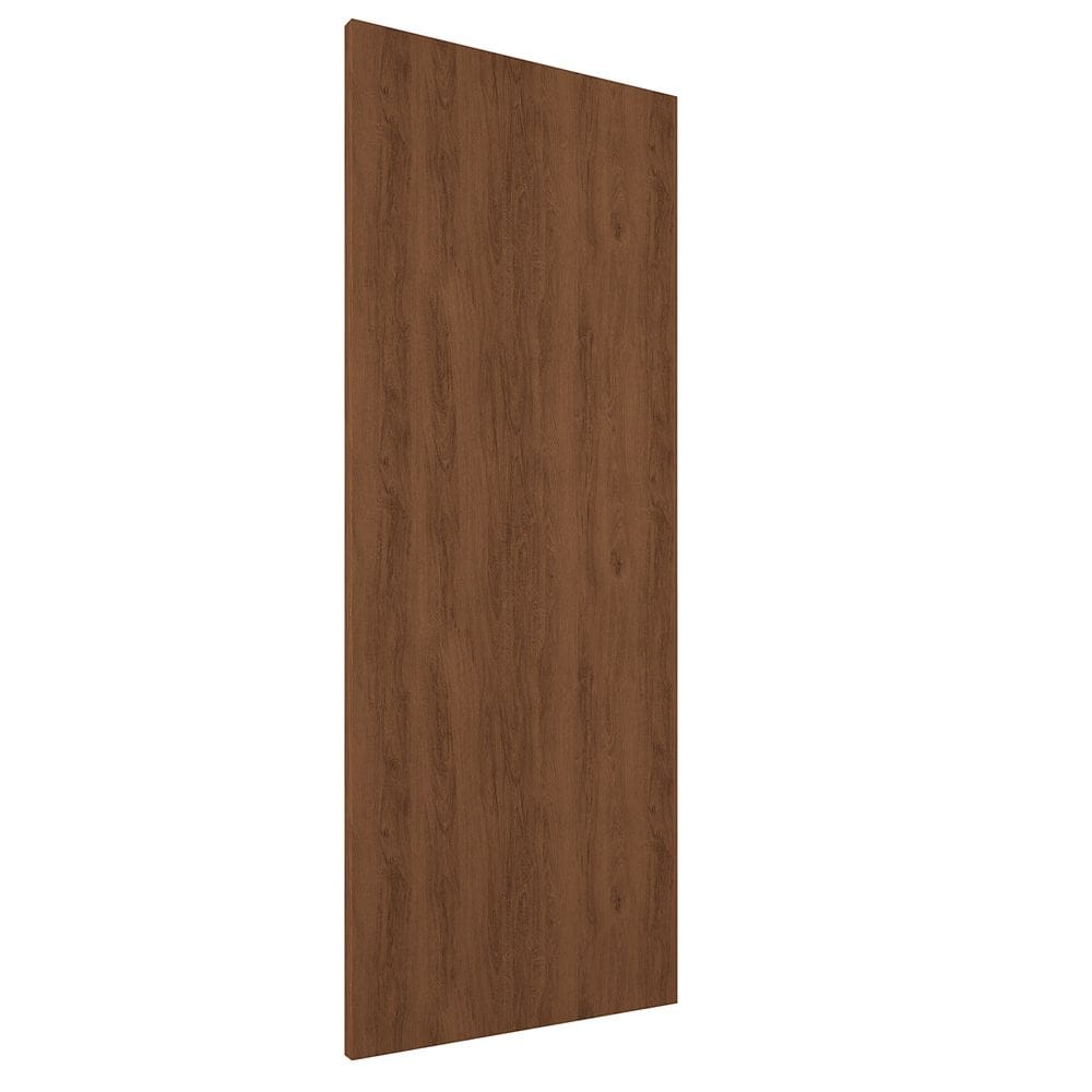 Porta De Madeira Bater Lisa U.V Rubi 210cmx90cm - Imbuia
