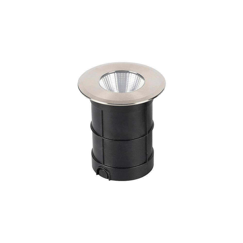 Embutido de Solo Led Taschibra Thin 3W Bivolt Prata 3000K Luz Amarela