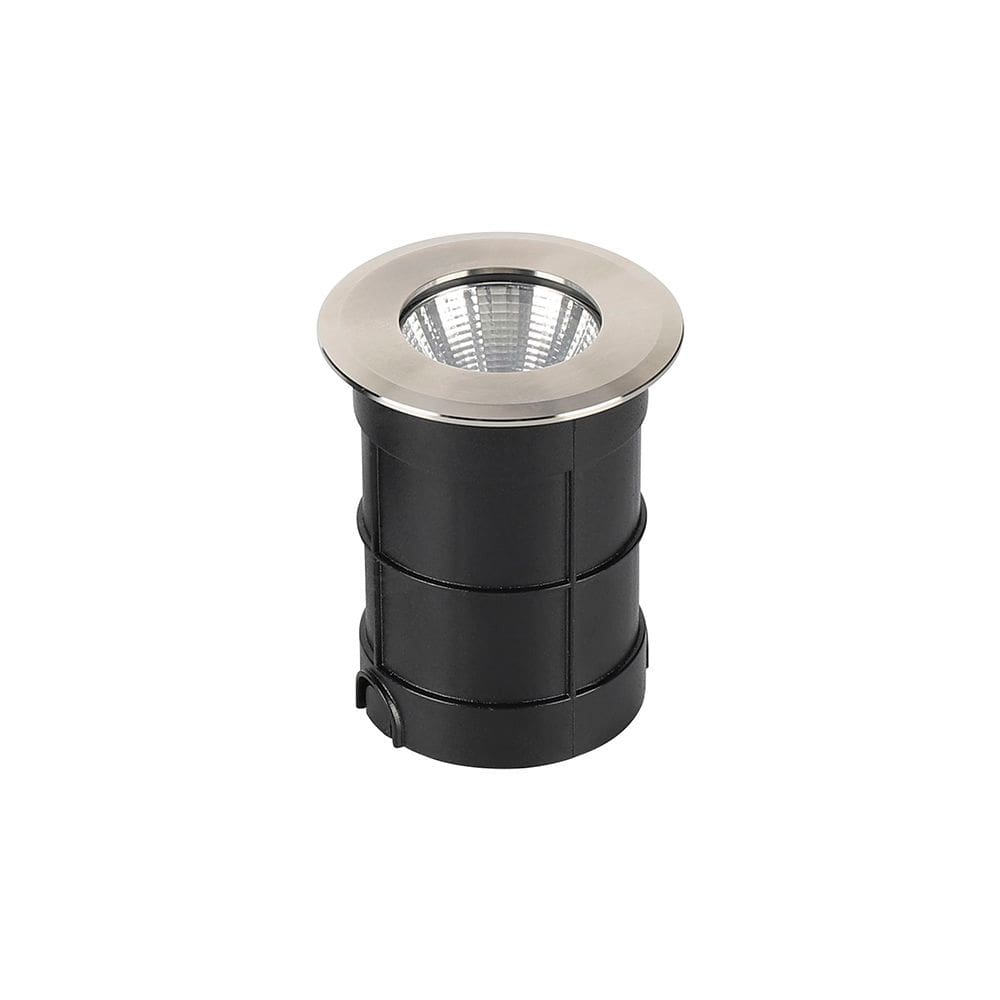 Embutido de Solo Led Taschibra Thin 6W Bivolt Prata 3000K Luz Amarela