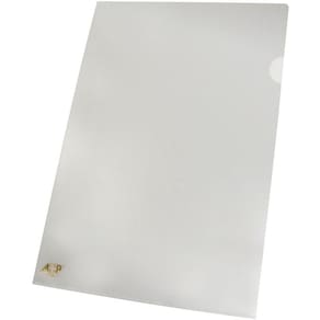 Pasta L Plástica Ofício 210x350mm Cristal 10 UNIDADES - ACP