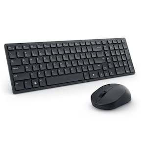 Teclado e mouse Dell KM555 Silent 18 teclas de atalho pretas