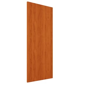 Porta De Madeira Bater Lisa U.V Rubi 210cmx80cm - Mogno