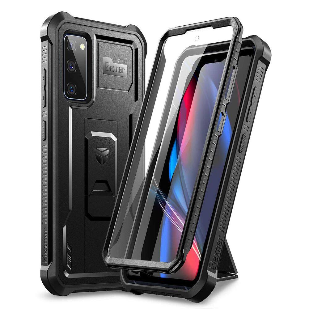 Capa Dexnor para Samsung Galaxy S20 FE com protetor de tela preta