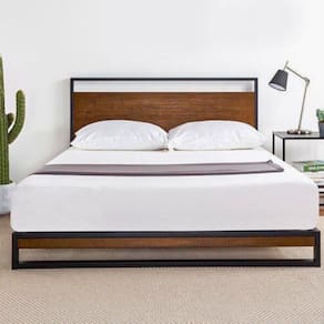 Cabeceira De Cama Queen Aço/Mdf Estilo Industrial Mobbili Cb-04