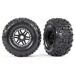 Pneus e rodas Traxxas Sledgehammer para carro RC TRA8973