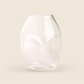 Vaso Organic Vidro 28cm - A\CASA Vaso Vidro Organic 28cm - A\CASA