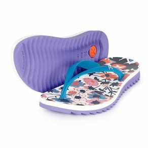 Chinelo Kenner Ibiza Morangos Feminino - Azul e Lilás