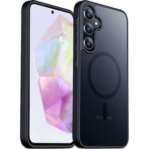 Capa de telefone Teloxy projetada para Samsung Galaxy A35 5G preta