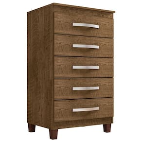 Comoda 5 Gavetas 57 Cm Moden 2259 Malbec Incp
