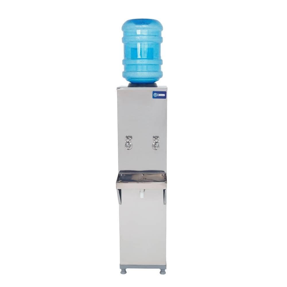 Bebedouro Industrial de Coluna Galão Knox 25 Litros 2 Torneiras Geladas Inox - 110V