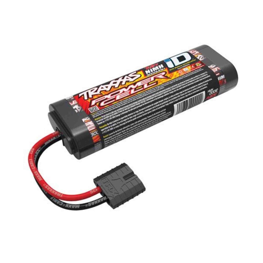 Bateria Traxxas 3000mAh NiMH 7,2 V 6-C, pacote plano
