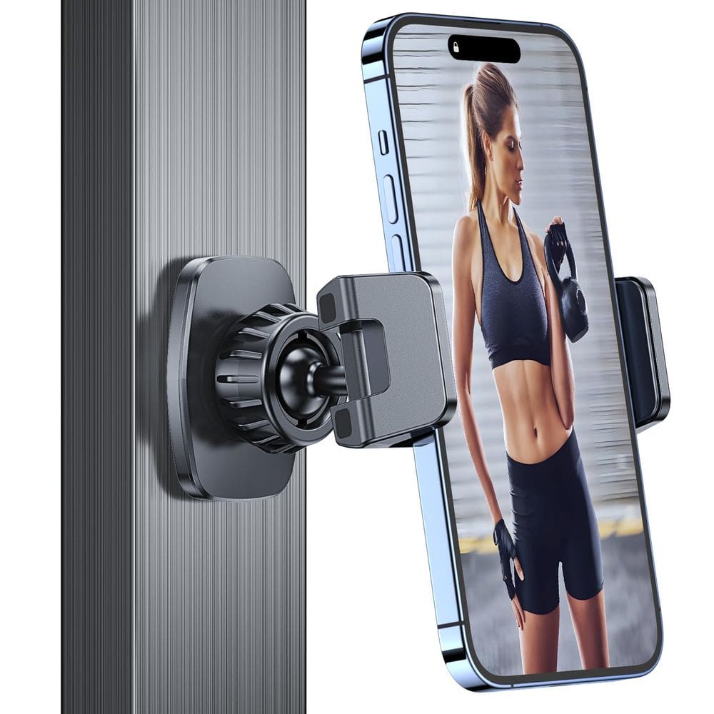 Suporte magnético de telefone Gym Coolpow para todos os smartphones 4.7-7