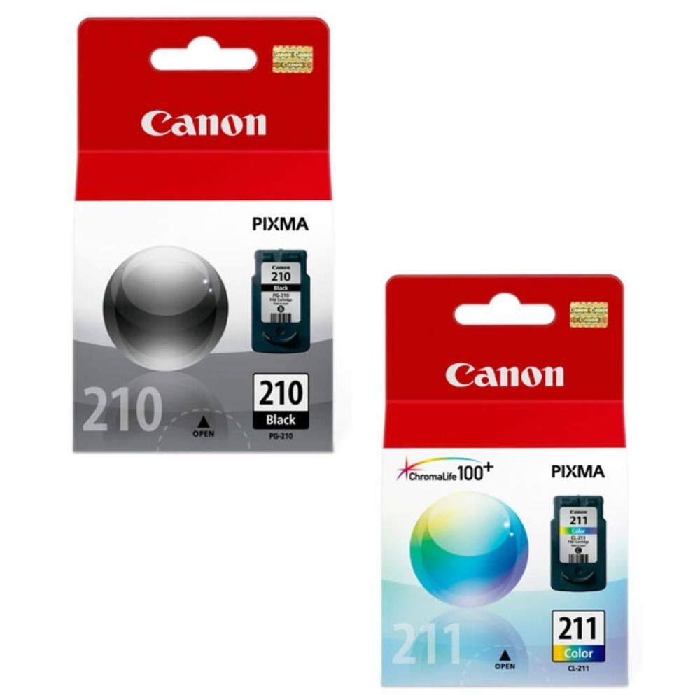 Conjunto de cartuchos de tinta Canon PG-210/CL PIXMA MP240 MP250 MP270
