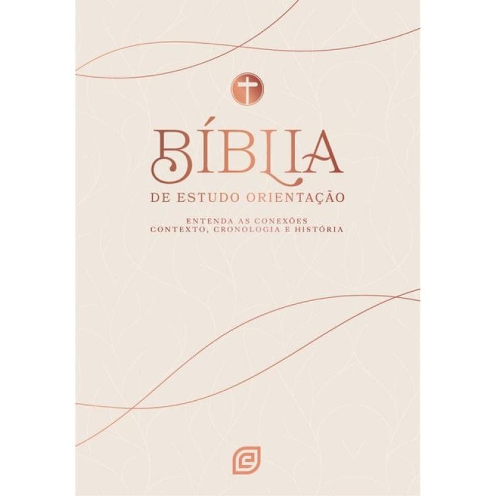 Bíblia De Estudo Orientação - Capa Rose Gold - Versão Nvi 2001 (Nova Versão Internacional 2001)