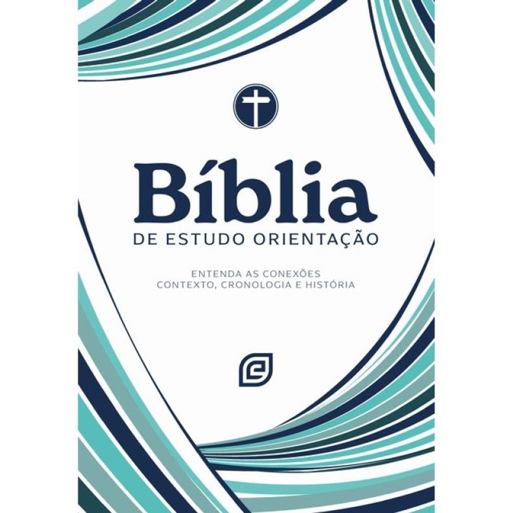Bíblia De Estudo Orientação - Capa Blue Waves - Versão Nvi 2001 (Nova Versão Internacional 2001)