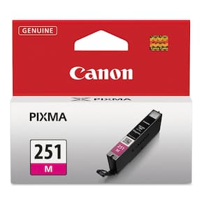 Tanque de tinta Canon CLI-251 Magenta genuíno para impressoras