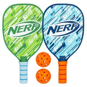 Conjunto de pás Pickleball Nerf para 2 jogadores juvenis com bolas e bolsa