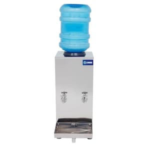 Bebedouro Industrial de Mesa Galão Knox 25 Litros 2 Torneiras Geladas Inox - 220V