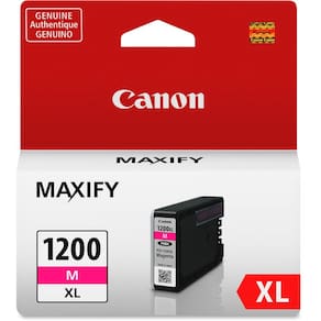 Tanque de tinta Canon PGI-1200XL magenta genuíno para impressoras