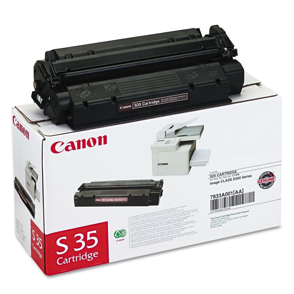 Cartucho de toner Canon ImageClass S35 preto, 1 pacote D320 D340