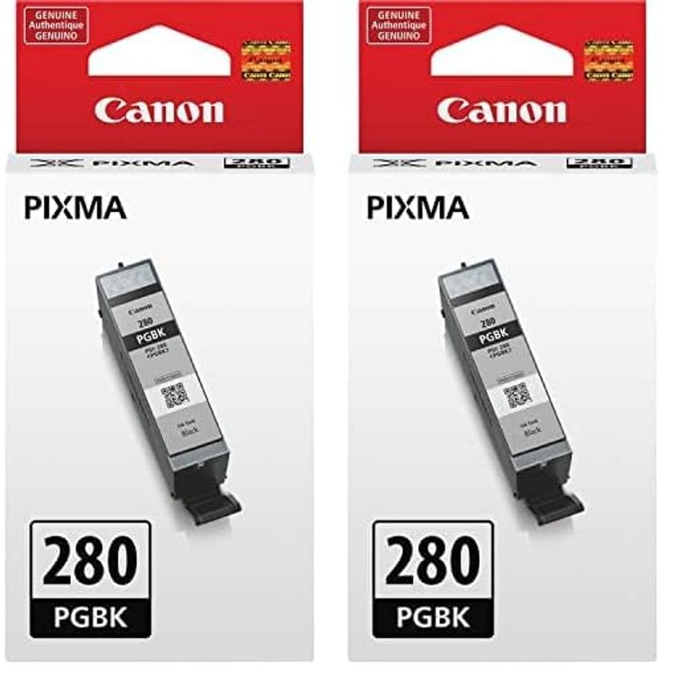Tanque de tinta Canon PGI-280 Pigment Black Compatible TR8520 Pack 2