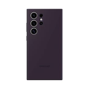 Capa de telefone Samsung Galaxy S24 Ultra Silicone Violeta Escura