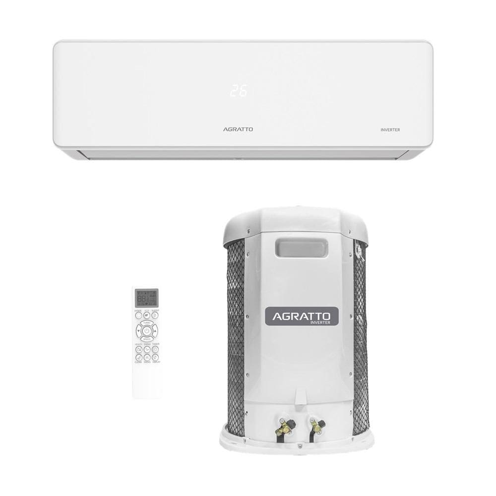 Ar Condicionado Split Agratto Hi Wall Fit Top Inverter 30.000 Btu/h Frio Monofasico Branco FICST30F-02 - 220V