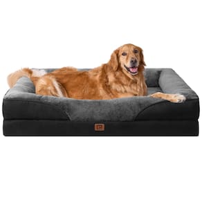 Sofá ortopédico extra grande de espuma viscoelástica EHEYCIGA XL para cães