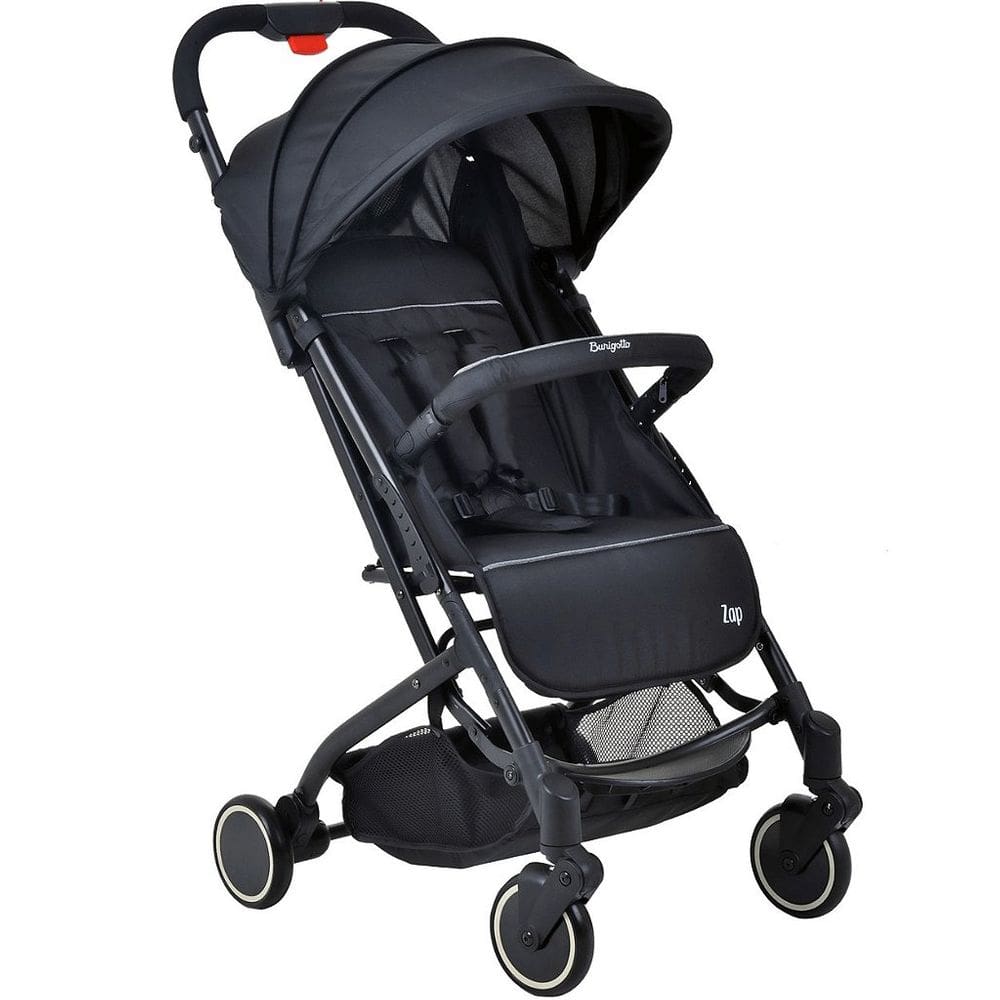 Carrinho de Bebe Passeio Compacto Burigotto Zap Black Preto