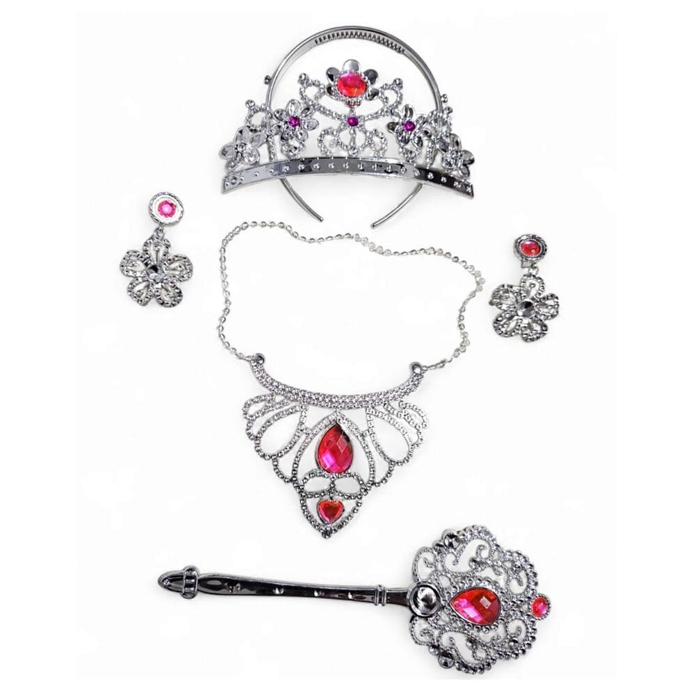 Kit Fantasia infantil Princesa Coroa Varinha e Acessórios