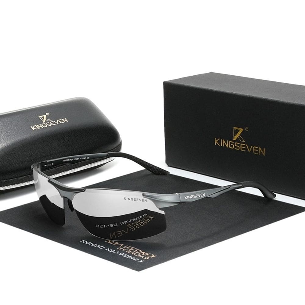 Óculos De Sol Kingseven Masculino Polarizado Uv400 Luxuoso