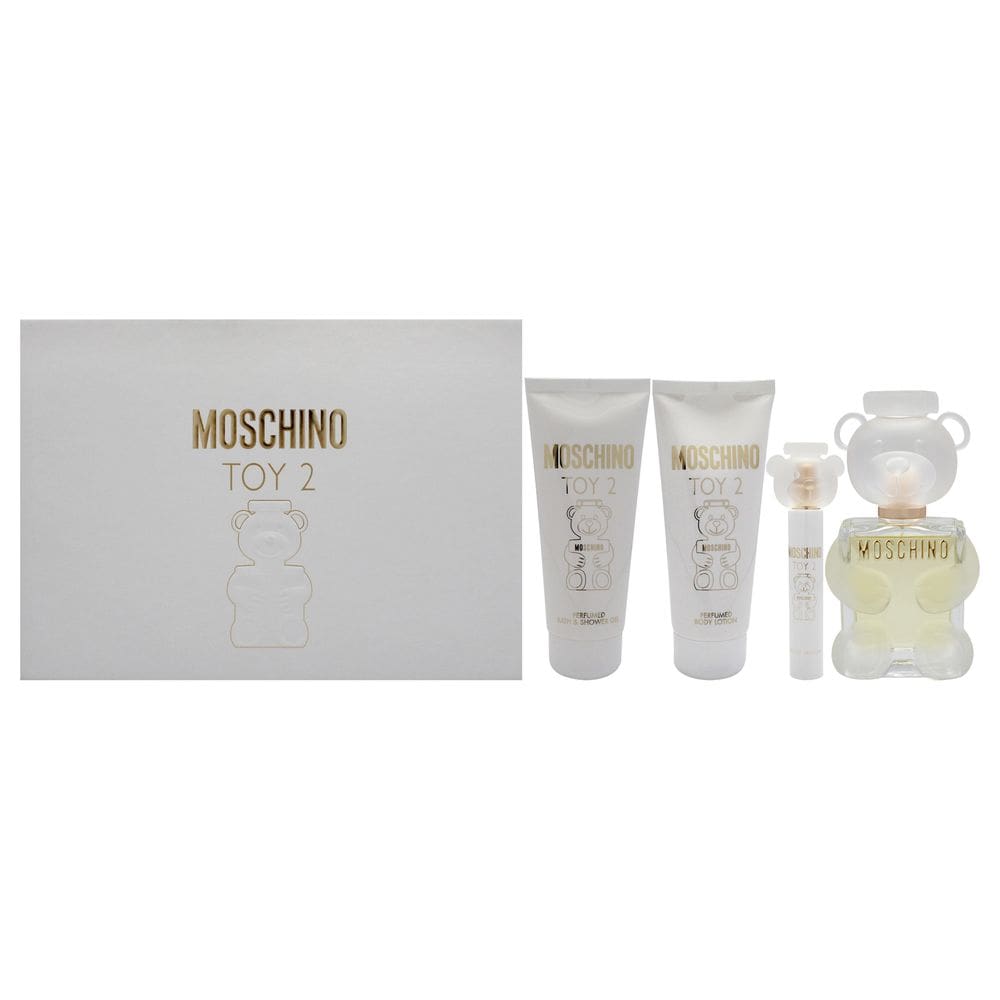 Conjunto de presente de 4 peças Perfume Moschino Toy 2 para mulheres