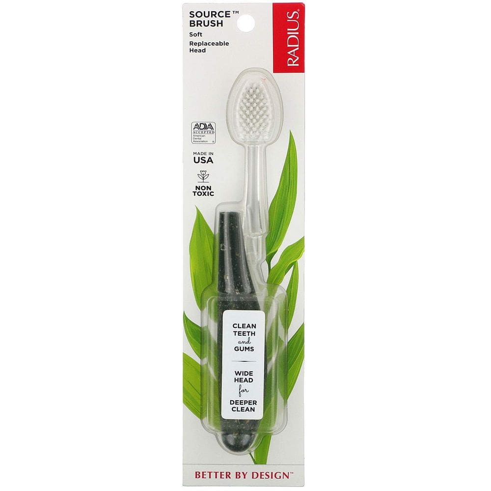 Escova de dentes Radius Source Soft com cabeça substituível