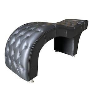 Maca Estética Estofada M1 80cm Corino Preto - In9 Decor