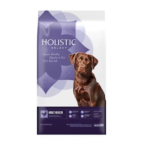 Sacola de 13,6 kg de frango e arroz natural Holistic Select para cães