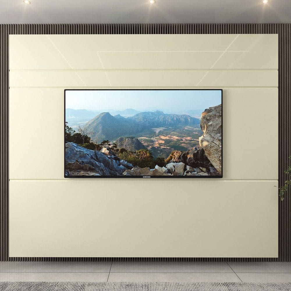 Painel para TV até 85 Polegadas em MDF Luminare Gelius