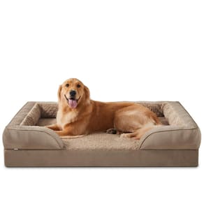 Cama ortopédica para cães INVENHO XL lavável com espuma de caixa de ovos