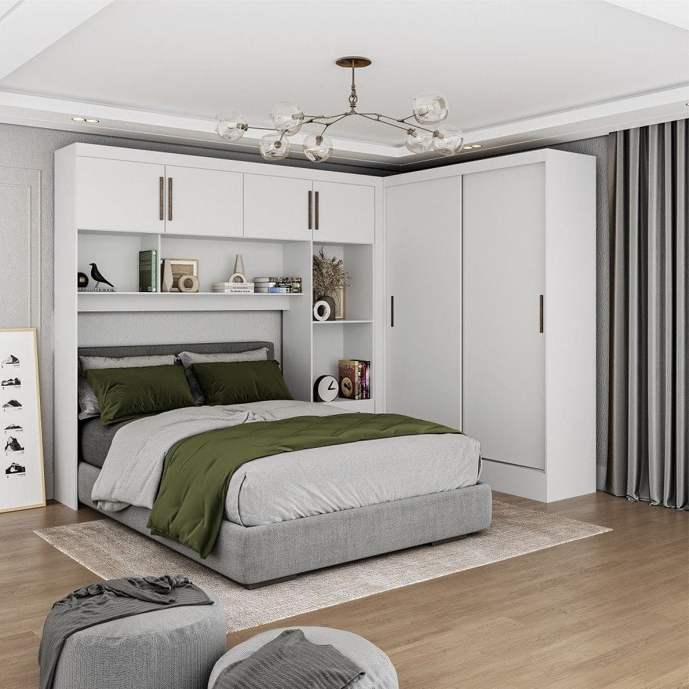 Quarto Modulado Casal 6 Portas Belém Carioca Móveis